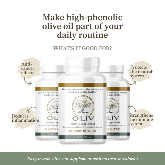 Polyphenol Supplements from Greek Olive Oil  (Bundle of 3)